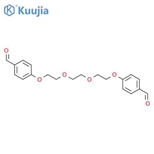 Benzaldehyde,4,4'-[1,2-ethanediylbis(oxy-2,1-ethanediyloxy)]bis- structure