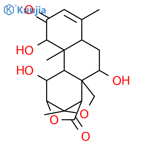 2H-5a,2,5-(Methanoxymetheno)naphth[1,2-d]oxepin-4,10(5H,6H)-dione,1,7,7a,11,11a,11b-hexahydro-1,6,11-trihydroxy-8,11a,14-trimethyl-,(1R,2S,5R,5aR,6R,7aS,11S,11aS,11bR,14S)- (9CI) structure