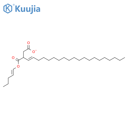 Butanedioic acid, eicosenyl-, 1-(pentenyl) ester structure