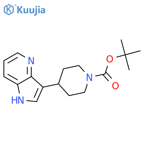 tert-butyl 4-{1H-pyrrolo[3,2-b]pyridin-3-yl}piperidine-1-carboxylate structure