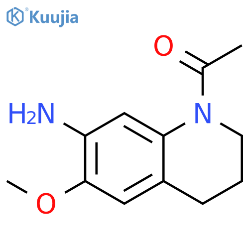 1-(7-Amino-6-methoxy-3,4-dihydroquinolin-1(2H)-yl)ethanone structure