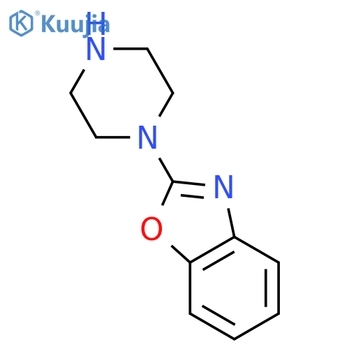 2-(piperazin-1-yl)-1,3-benzoxazole structure