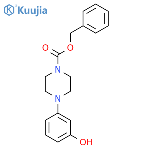 benzyl 4-(3-hydroxyphenyl)piperazine-1-carboxylate structure