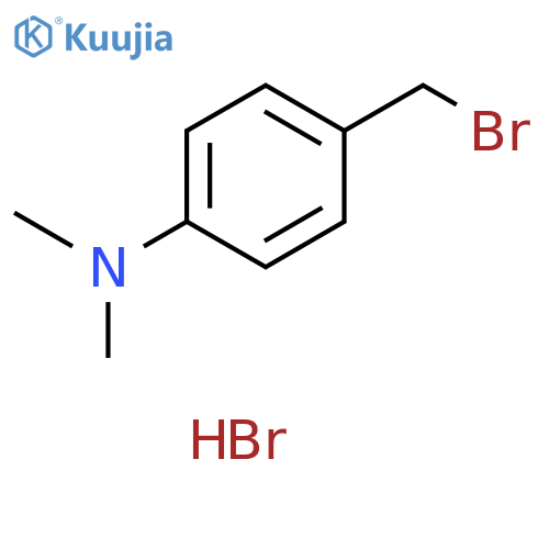 4-(bromomethyl)-N,N-dimethylaniline hydrobromide structure