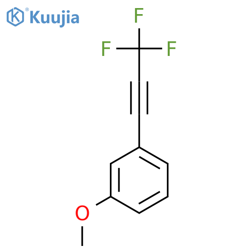 1-Methoxy-3-(trifluoroprop-1-yn-1-yl)benzene structure