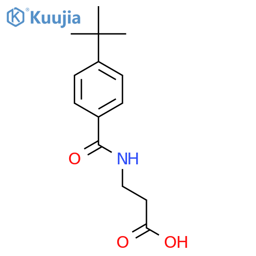 3-(4-tert-Butylphenyl)formamidopropanoic Acid structure