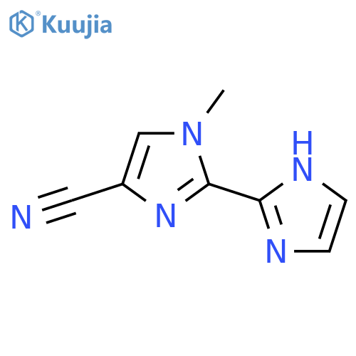 [2,2'-Bi-1H-imidazole]-4-carbonitrile, 1-methyl- structure