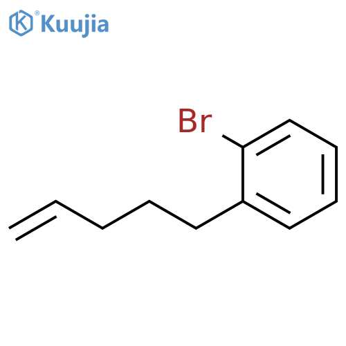 1-bromo-2-(pent-4-en-1-yl)benzene structure