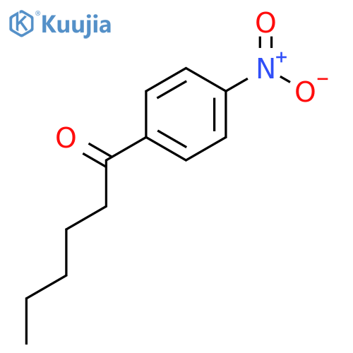 1-Hexanone, 1-(4-nitrophenyl)- structure