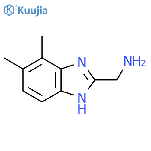 (4,5-Dimethyl-1H-benzimidazol-2-yl)methylamine hydrochloride structure