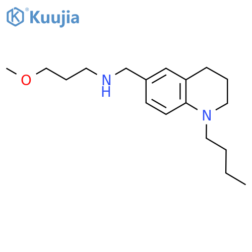 N-(1-Butyl-1,2,3,4-tetrahydroquinolin-6-yl)-methyl-3-methoxypropan-1-amine structure