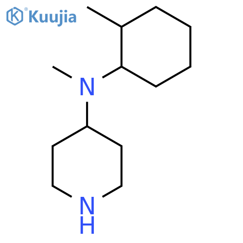 N-Methyl-N-(2-methylcyclohexyl)piperidin-4-amine structure