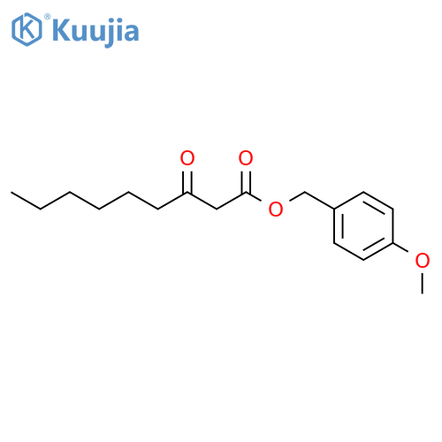 (4-methoxyphenyl)methyl 3-oxononanoate structure