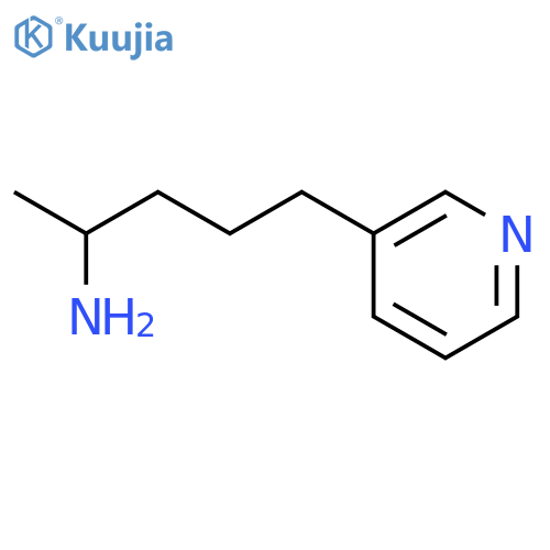 3-Pyridinebutanamine, a-methyl-, (R)- (9CI) structure