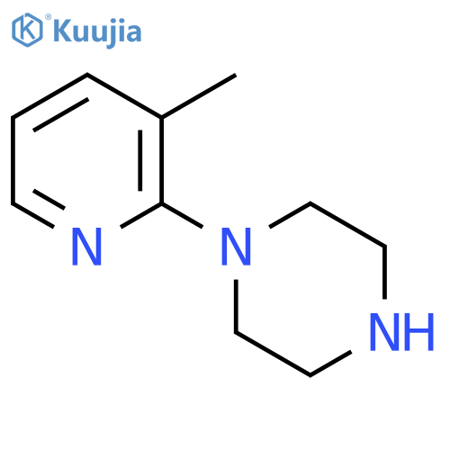 Piperazine,1-(3-methyl-2-pyridinyl)-, hydrochloride (1:2) structure