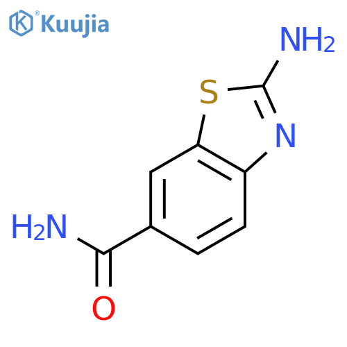 2-Aminobenzothiazole-6-carboxamide structure