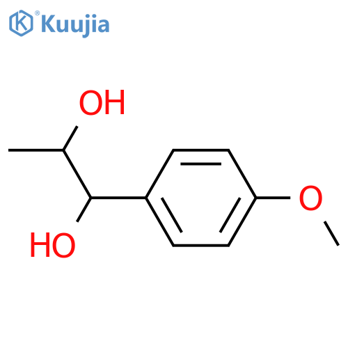 1,2-Propanediol, 1-(4-methoxyphenyl)-, (1R,2R)-rel- structure