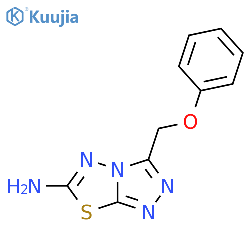 3-(Phenoxymethyl)-[1,2,4]triazolo[3,4-b][1,3,4]thiadiazol-6-amine structure