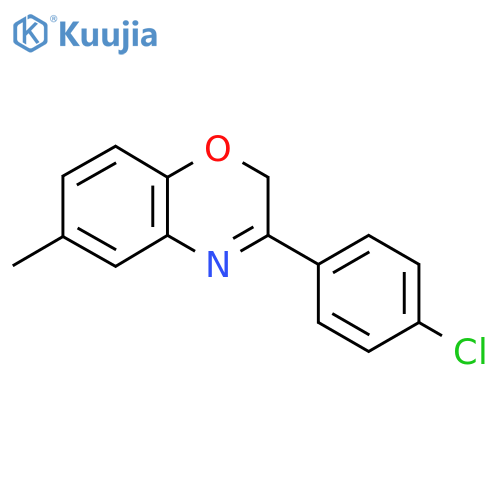 3-(4-Chlorophenyl)-6-methyl-2H-1,4-benzoxazine structure