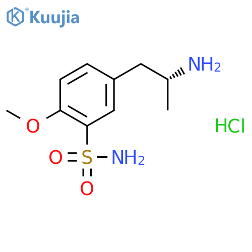 (S)-3-(4’-Methoxy-3’-sulfonamidophenyl)-2-propylamine Hydrochloride structure