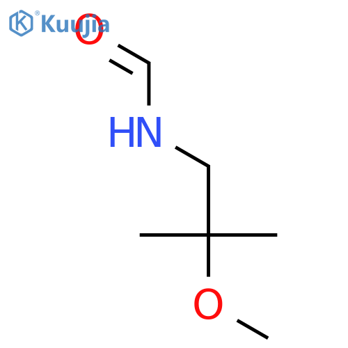 N-(2-methoxy-2-methylpropyl)formamide structure