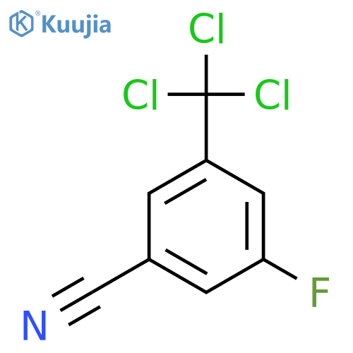 3-Fluoro-5-(trichloromethyl)benzonitrile structure