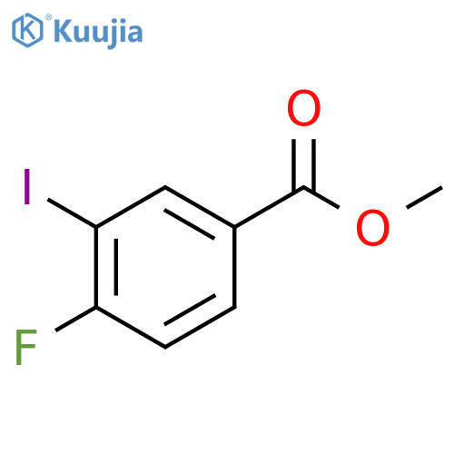 Methyl 4-fluoro-3-iodobenzoate structure