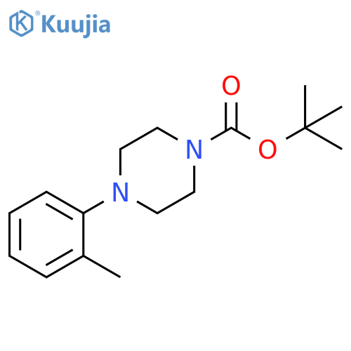 tert-butyl 4-o-tolylpiperazine-1-carboxylate structure