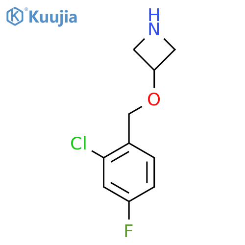 3-((2-Chloro-4-fluorobenzyl)oxy)azetidine structure