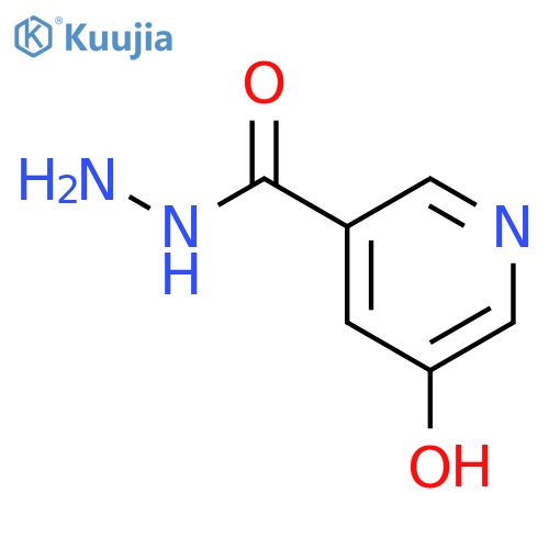 5-hydroxy-3-Pyridinecarboxylic acid hydrazide structure