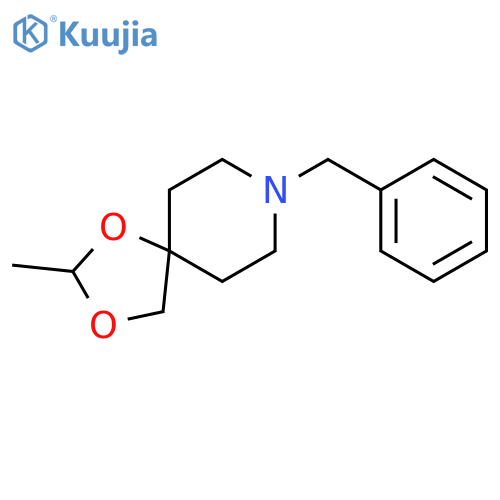 1,3-Dioxa-8-azaspiro[4.5]decane, 2-methyl-8-(phenylmethyl)- structure