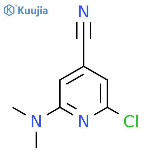 2-Chloro-6-(dimethylamino)pyridine-4-carbonitrile structure