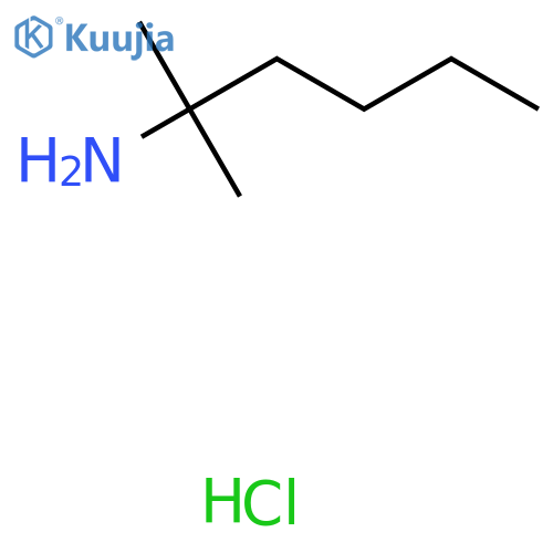 2-methylhexan-2-amine hydrochloride structure