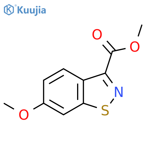 methyl 6-methoxy-1,2-benzothiazole-3-carboxylate structure