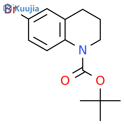 tert-butyl 6-bromo-3,4-dihydro-2H-quinoline-1-carboxylate structure