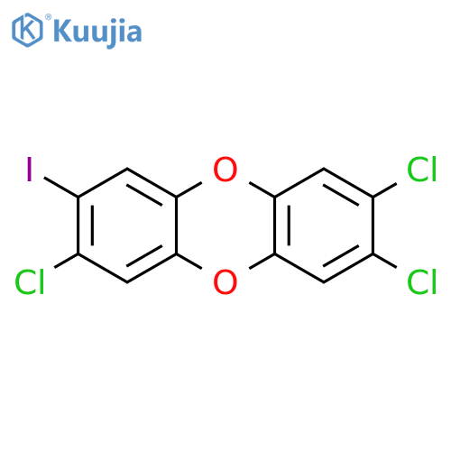 Dibenzo[b,e][1,4]dioxin,2,3,7-trichloro-8-iodo- structure