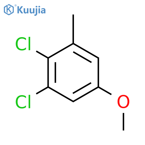 1,2-Dichloro-5-methoxy-3-methylbenzene structure