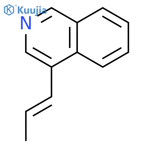 Isoquinoline, 4-(1-propenyl)- structure