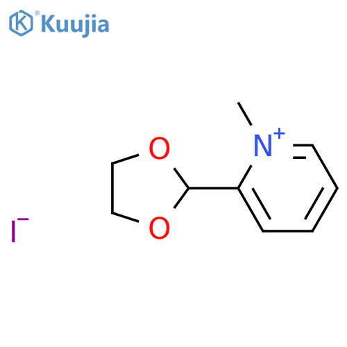 2-(1,3-dioxolan-2-yl)-1-methylpyridin-1-ium,iodide structure