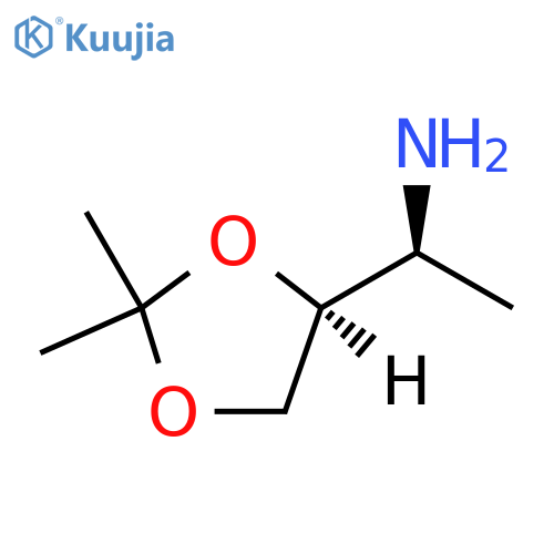 1,3-Dioxolane-4-methanamine, a,2,2-trimethyl-, [S-(R*,R*)]- structure