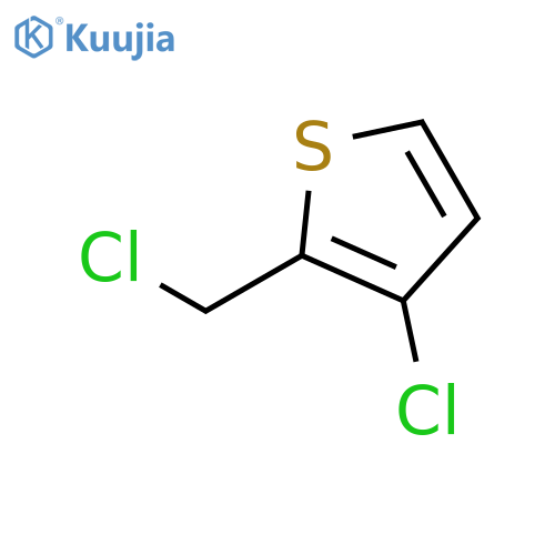 3-chloro-2-(chloromethyl)Thiophene structure