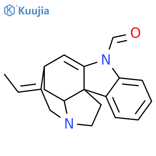 17-Norcuran-1-carboxaldehyde,2,16,19,20-tetradehydro-, (19Z)- (9CI) structure