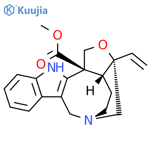 3,6-Methano-6H-furo[3',4':5,6]azocino[4,3-b]indole-12b(1H)-carboxylic acid, 3-ethenyl-3,3a,4,5,7,12-hexahydro-, methyl ester, (3S,3aR,6S,12bS)- (9CI) structure