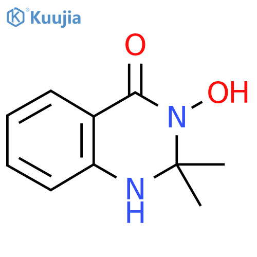 3-hydroxy-2,2-dimethyl-1H-quinazolin-4-one structure