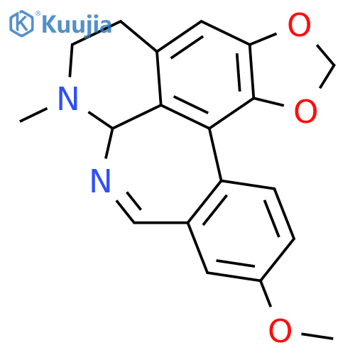 Benzo[d]-1,3-dioxolo[4,5-g]pyrido[4,3,2-jk][2]benzazepine,5,6,7,7a-tetrahydro-11-methoxy-7-methyl-, (-)- (9CI) structure