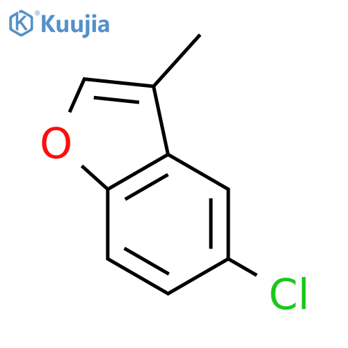 5-Chloro-3-methylbenzofuran structure