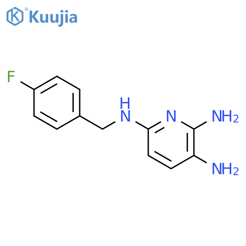 6-n-[(4-fluorophenyl)methyl]pyridine-2,3,6-triamine structure