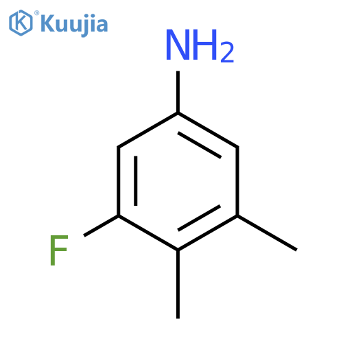 3-Fluoro-4,5-dimethylaniline structure