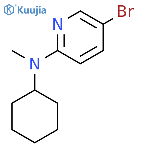 5-Bromo-2-(N-cyclohexyl-N-methylamino)pyridine structure
