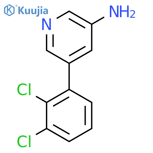 3-Amino-5-(2,3-dichlorophenyl)pyridine structure